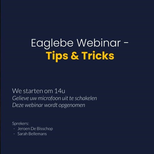 Webinar 2021 – Tips & Tricks